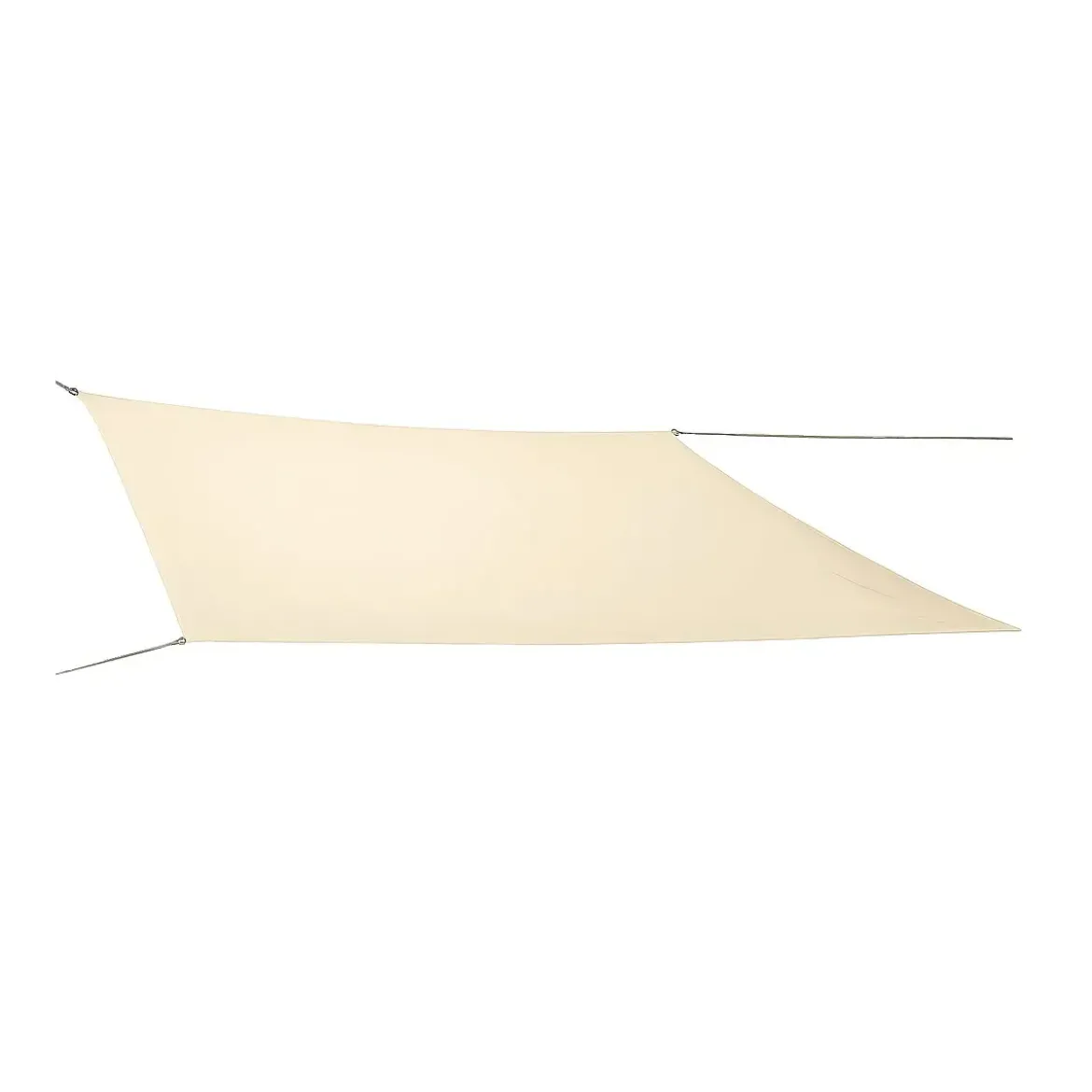 Tenda a Vela Rettangolare 4x5 m Beige Impermeabile da Esterno