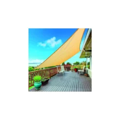 Tenda a Vela 5x5 Quadrata Telo Ombreggiante da Giardino Esterno Sole Parasole