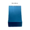Tenda Blu Parasole 140x300 a Soffitto con Anelli per Terrazzo Ombreggiante