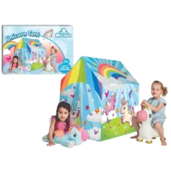 Tenda da Gioco per Bambini Casetta Unicorno per Cameretta da Interno