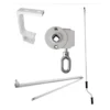 Tenda da Sole a Bracci Retrattili 250x200 Grigio con Rullo da Esterno Parasole