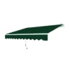 Tenda da Sole a Bracci Retrattili 300x200 Verde con Rullo per Esterno da Balcone