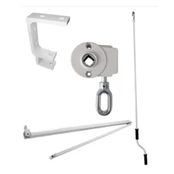 Tenda da Sole a Bracci Retrattili 250x200 Marrone con Rullo da Esterno Balcone