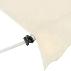 Tenda da Sole a Caduta Senza Viti 250x130 Altezza Regolabile Beige