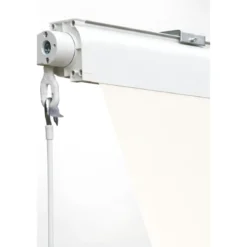 Tenda da Sole a Caduta 250x250 Beige con Bracci Cassonata da Esterno