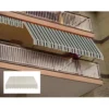 Tenda da Sole a Caduta 200x250 cm Balcone Alluminio Poliestere Tortora