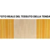 Tenda da Sole a Caduta 250x250 cm Rigato Giallo Bianco Senza Cassone