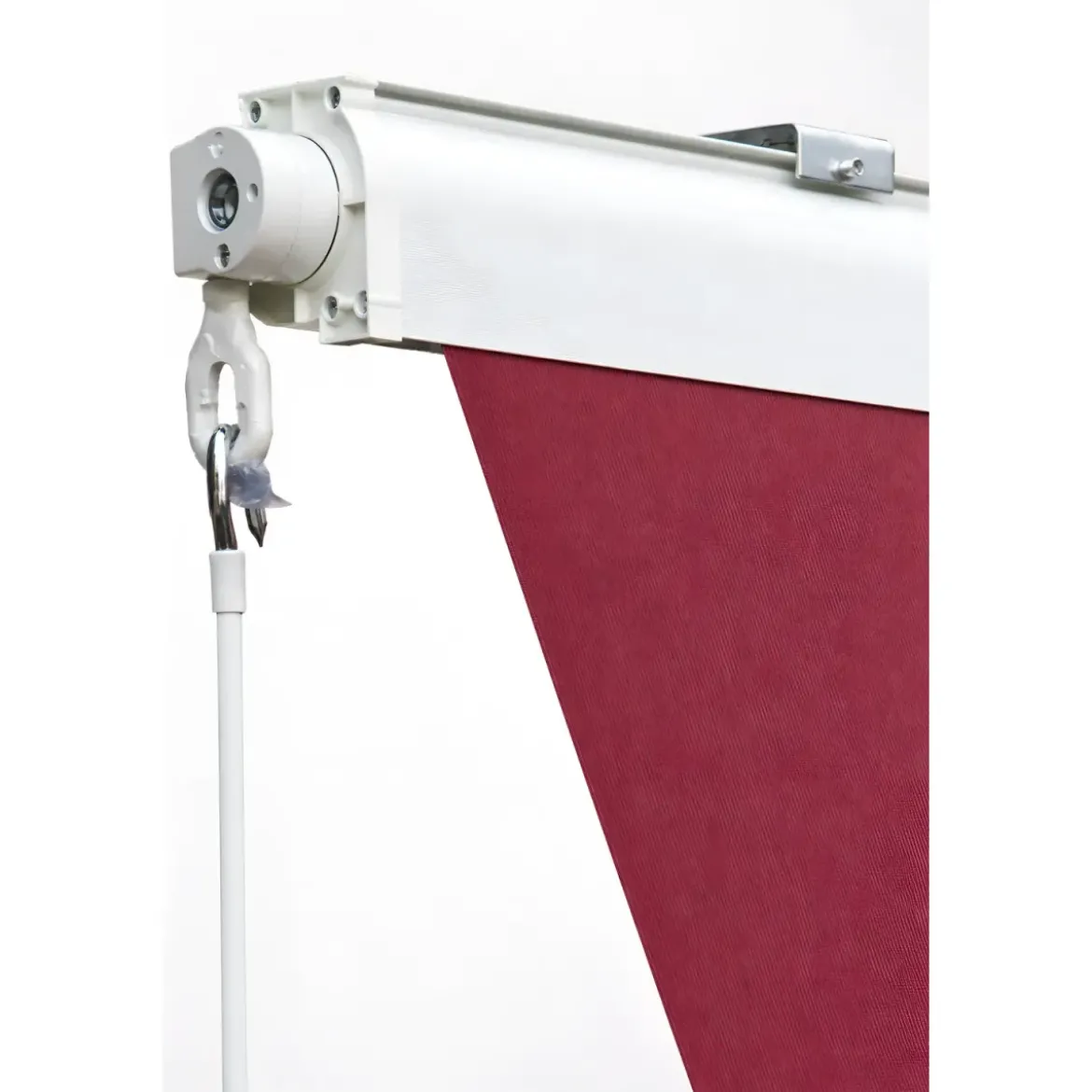 Tenda da Sole a Caduta 400x300 cm Rosso Ferrara Cassonata da Esterno