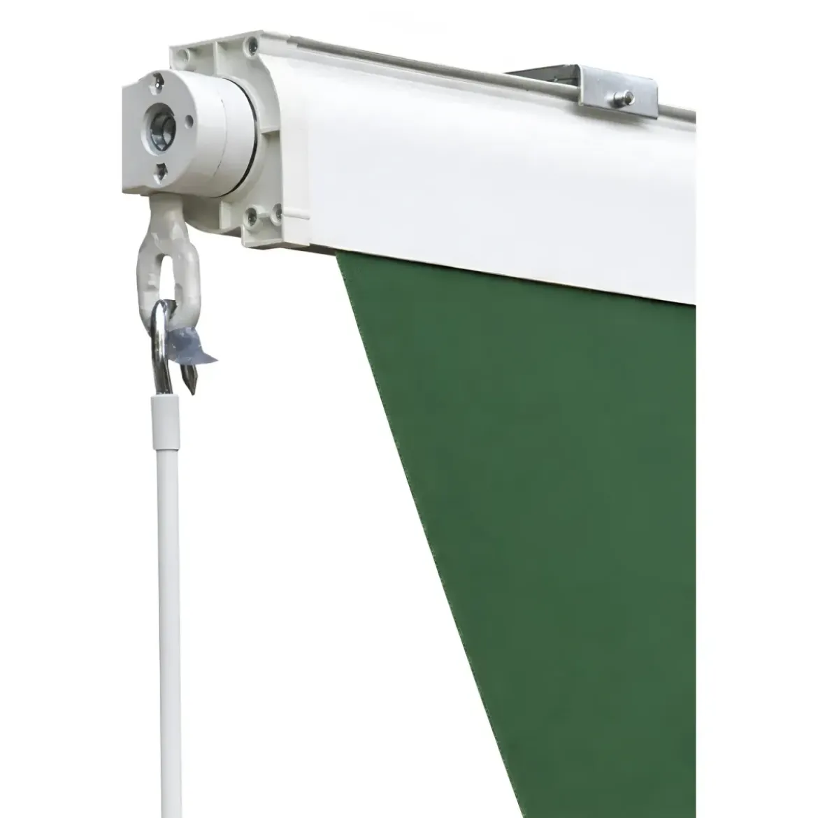 Tenda da Sole a Caduta 400x300 cm Verde Cassonata da Esterno