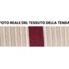 Tenda da Sole a Caduta 200x250 Riga Rossa con Bracci Senza Cassone