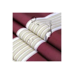 Tenda da Sole a Caduta 250x250 Riga Rossa con Bracci Senza Cassone