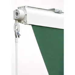 Tenda da Sole a Caduta 250x250 Verde con Bracci Cassonata da Esterno