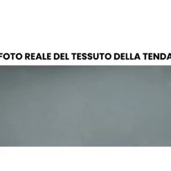 Tenda da Sole Antracite 300x200 a Barra Quadra con Bracci Retrattili
