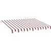 Tenda da Sole Avvolgibile Barra Quadra 400x300 cm Bordeaux Crema
