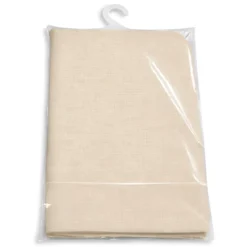 Tenda da Sole Cotone 140x250 Beige Lavabile Anelli Ganci Sacchetto