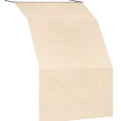 Tenda da Sole Cotone 140x250 Beige Lavabile Anelli Ganci Sacchetto
