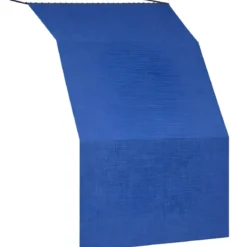 Tenda da Sole Cotone 140x300 Blu Lavabile Anelli Ganci Sacchetto