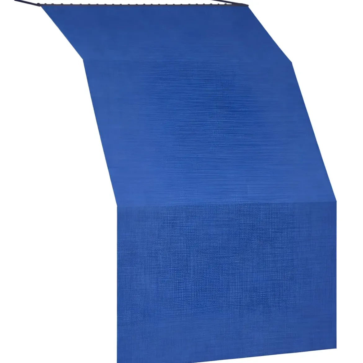Tenda da Sole Cotone 140x300 Blu Lavabile Anelli Ganci Sacchetto