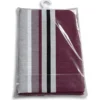Tenda da Sole Cotone 140x350 Multiriga Marrone Lavabile Anelli Ganci