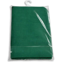 Tenda da Sole Cotone 140x250 Verde Lavabile Anelli Ganci Sacchetto