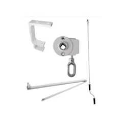 Tenda da Sole 300x200 a Bracci Retrattili Righe Verde Rullo per Esterno Terrazzo