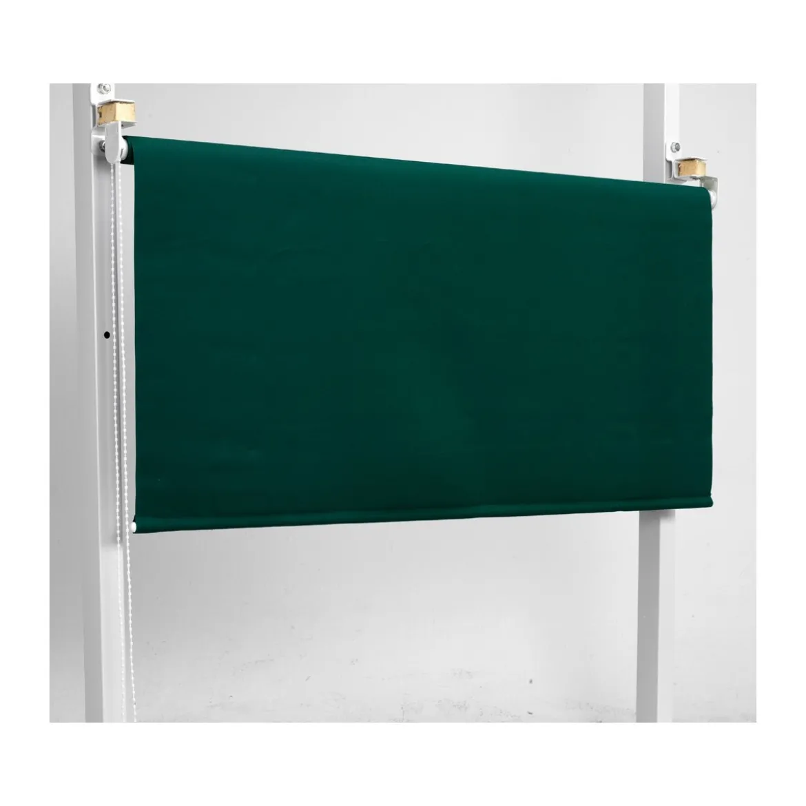 Tenda da Sole 150x250 H Caduta Verde Rullo Alluminio Attacco Soffitto Balcone