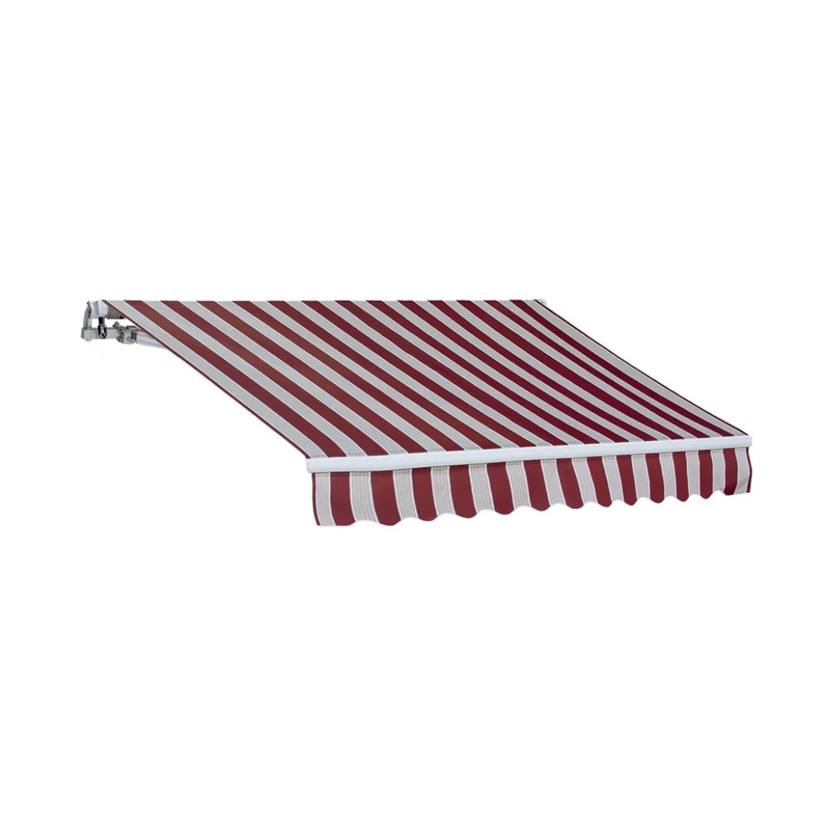 Tenda da Sole 250x200 Riga Rossa Balcone a Bracci Retrattili Esterno Avvolgibile
