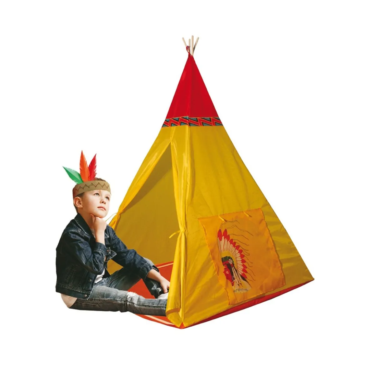 Tenda Indiani da Gioco per Bambini Casetta Playhouse Giardino Cameretta Bimbi