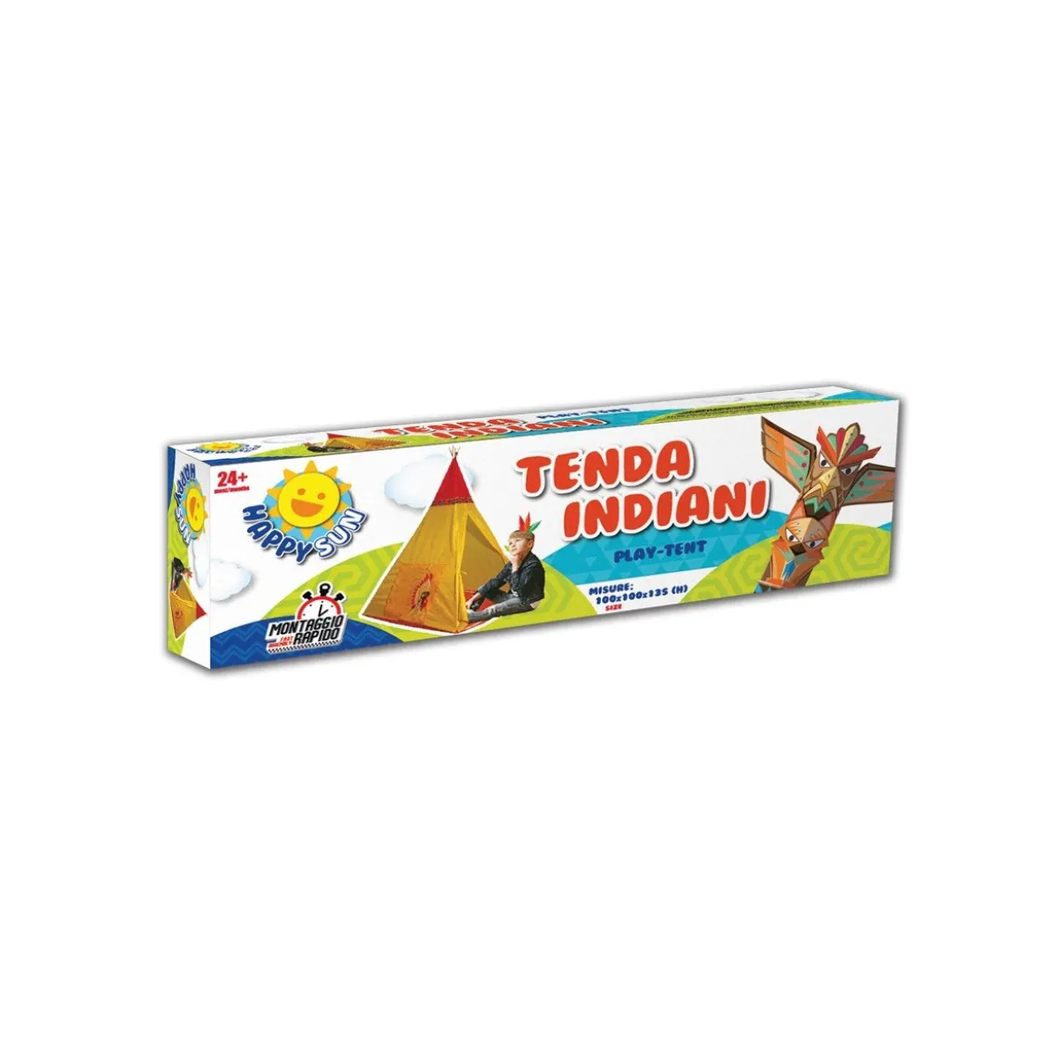 Tenda Indiani da Gioco per Bambini Casetta Playhouse Giardino Cameretta Bimbi