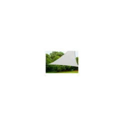 Tenda ombreggiante triangolare per Pergola 5x5x5 Bianco