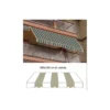 Tenda Parasole a Caduta 300x250 cm Beige con Bracci Balcone Esterno Rullo Sole