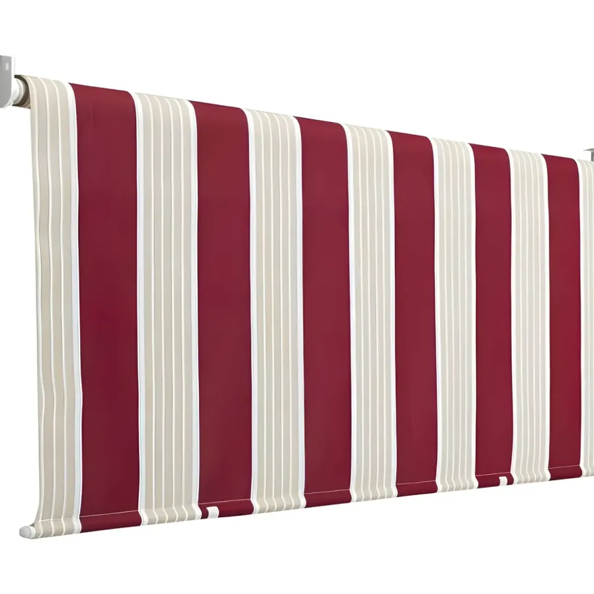 Tenda Parasole a Caduta 200x250 Rullo Alluminio Soffitto Terrazzo Riga Bordeaux