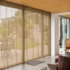Tenda Zanzariera 140x240 Marrone Poliestere Anti Insetti Porta Finestra