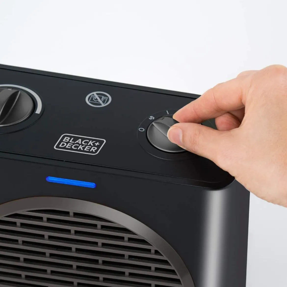 Termoventilatore Ceramico Stufa Elettrica Black & Decker Basso Consumo
