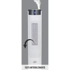 Termoventilatore DCG Ceramico Oscillante 2200W con Umidificatore Timer
