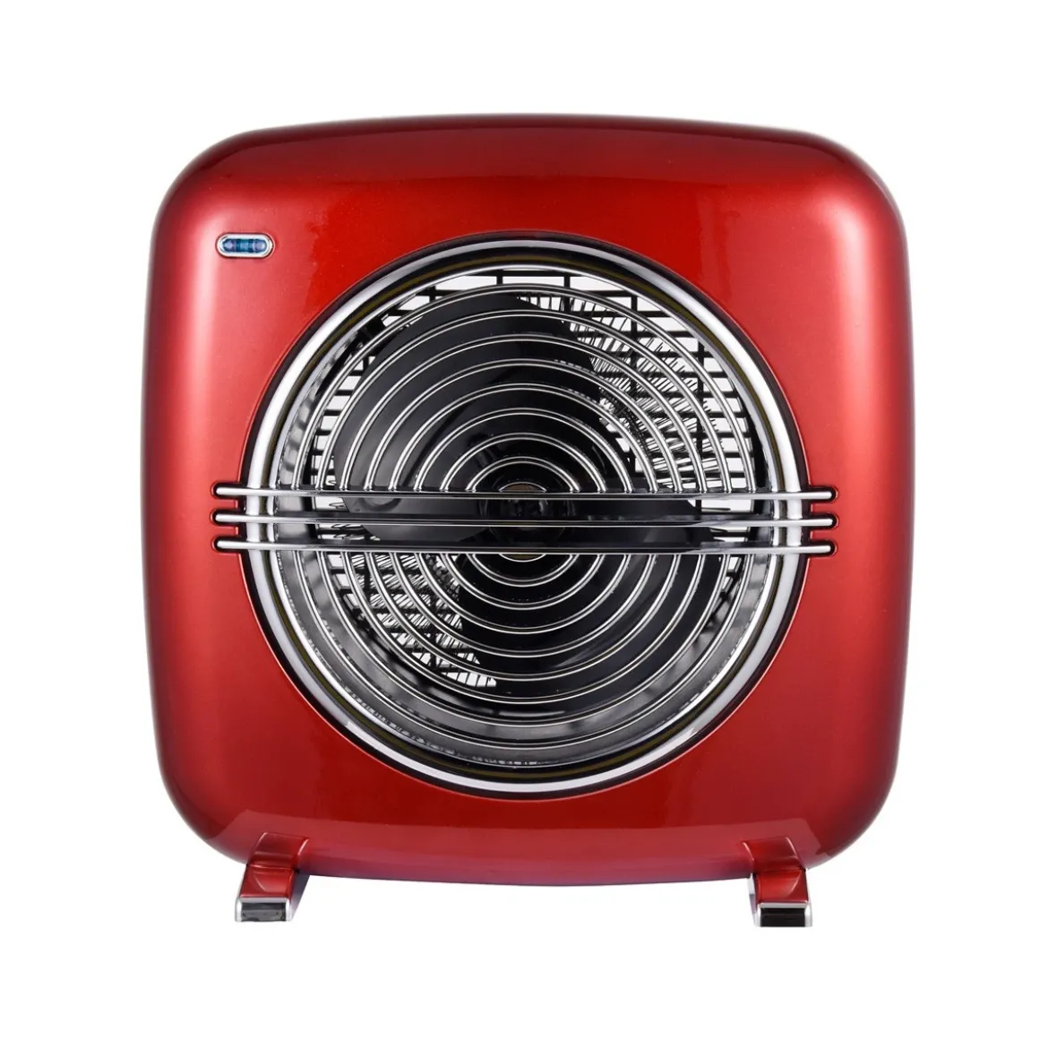 Termoventilatore Vintage Oscillante Stufa Elettrica Caldobagno 2000 W Mini Rosso