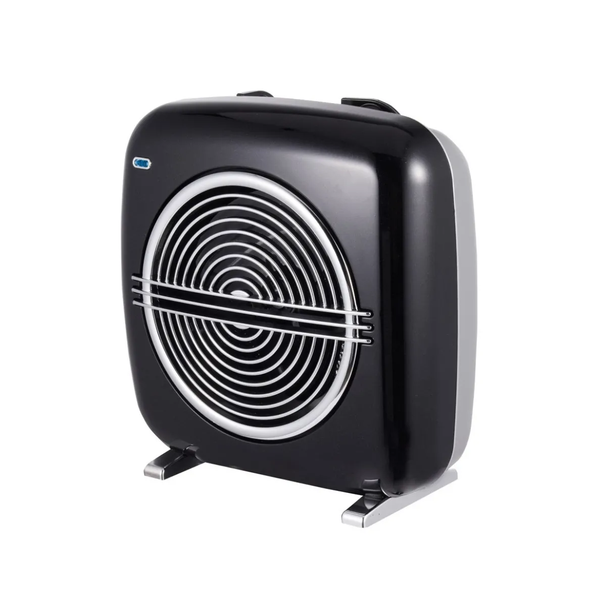 Termoventilatore Vintage Oscillante Stufa Elettrica Caldobagno 2000 W Mini Nero