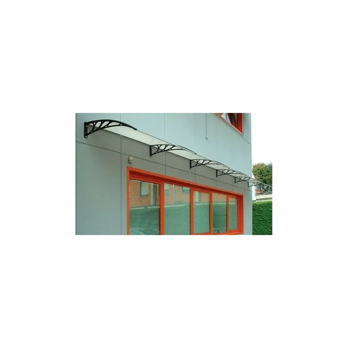 Tettoia Copertura 150x100 Pensilina Policarbonato Compatto Satinato Opalino