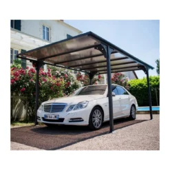 Tettoia in Alluminio 3x5 metri Carport Policarbonato Gazebo Posto Auto