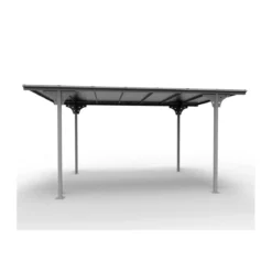 Tettoia in Alluminio 3x5 metri Carport Policarbonato Gazebo Posto Auto