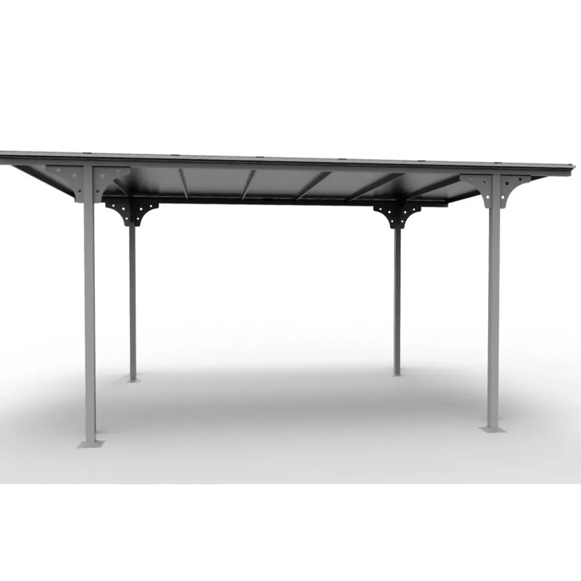 Tettoia in Alluminio 3x5 metri Carport Policarbonato Gazebo Posto Auto
