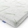 Topper in Bambu per Materasso a una Piazza Morbido Letto Singolo 80x190