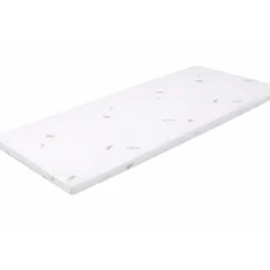 Topper Memory Foam Materasso Singolo 85x190 cm h5 Sfoderabile Aloe
