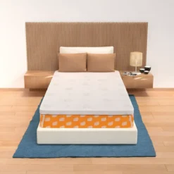 Topper Memory Foam Una Piazza e Mezza 120x190 cm h5 Sfoderabile Aloe
