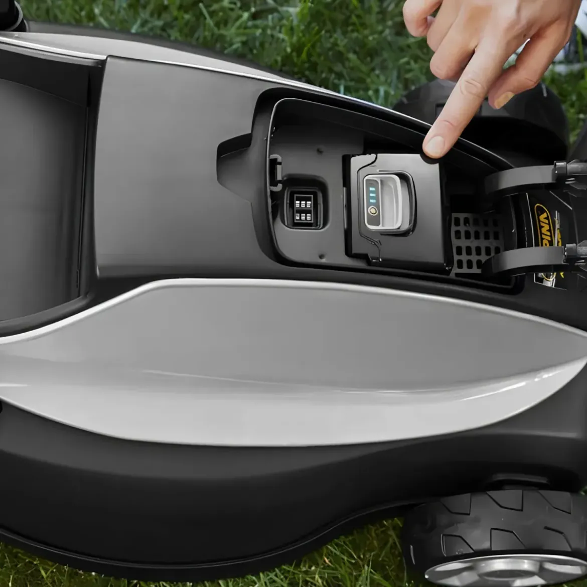 Tosaerba a Batteria Alpina 20V Cesto 30L Motore Brushless per Giardino
