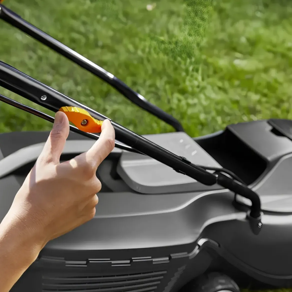 Tosaerba a Batteria Alpina 20V Cesto 30L Motore Brushless per Giardino