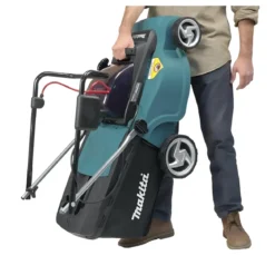 Tosaerba a Batteria Makita Litio 18v a Spinta Tagliaerba Lama Rasaerba Sacco