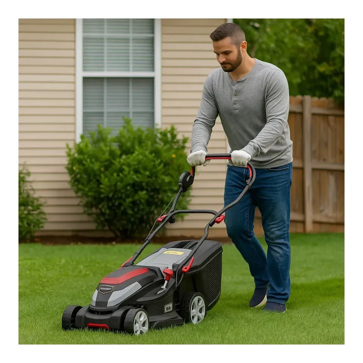 Tosaerba a Batteria 40V 38 cm Funzione Mulching Motore Brushless