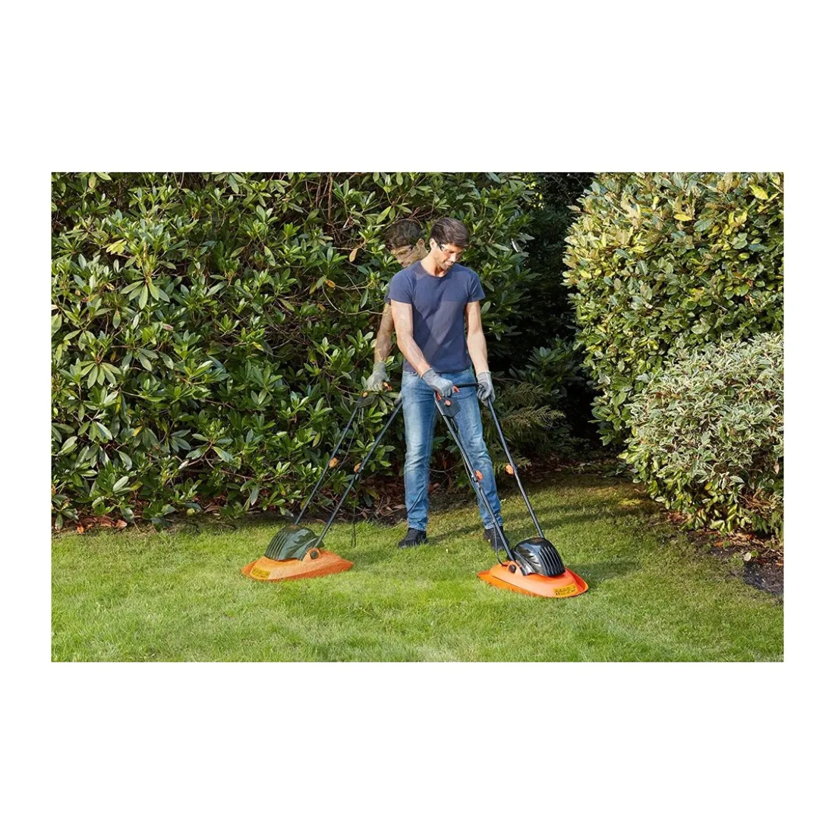 Tosaerba Elettrico a Cuscino Aria Giardino 1200 a Filo Black Decker Taglia Prato