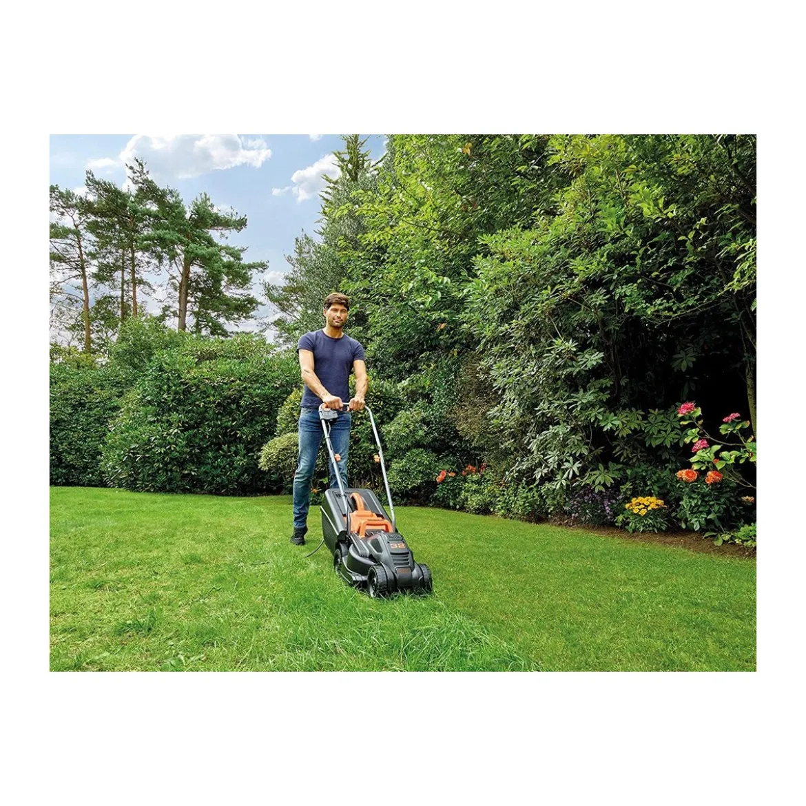 Tosaerba Elettrico 1000 a Filo Black Decker Taglia Erba Prato Rasaerba Giardino
